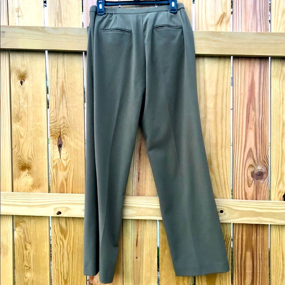Ruby Road Pants Trousers Creased Army Green Sz. 6 - Picture 5 of 5